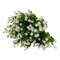 8 Bundles Artificial Fake Flowers No Fade Faux Plastic Plants